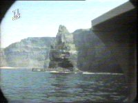 Die Klippen von Moher von unten