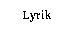 Lyrik